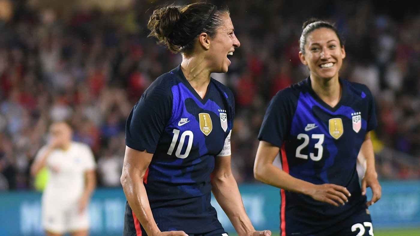Carli Lloyd y Christen Press. Sports Illustrated