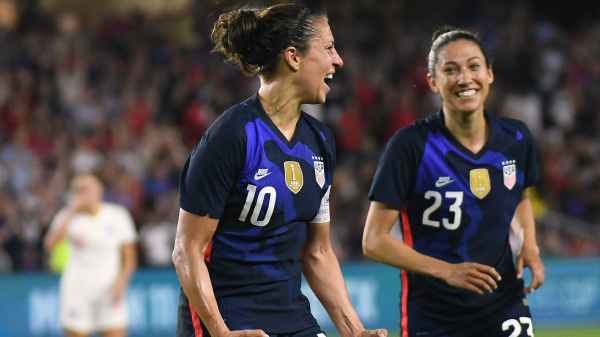 Carli Lloyd y Christen Press. Sports Illustrated